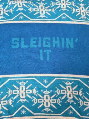Three Olives Vodka "Sleighin It" Ugly Christmas Sweater 2XL